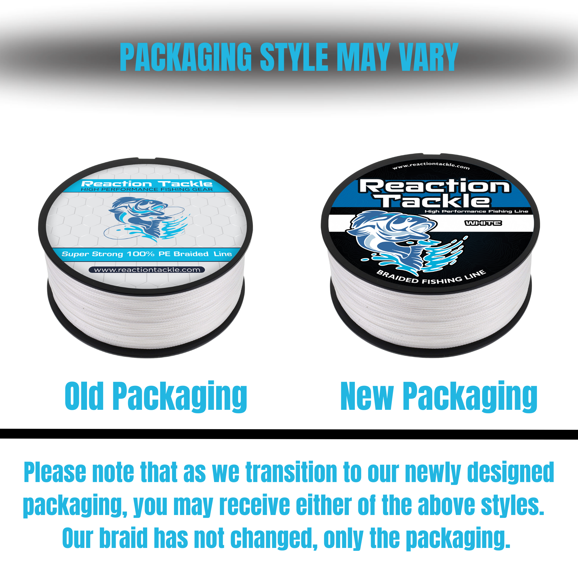 Reaction Tackle Braided Fishing Line - USA Camo