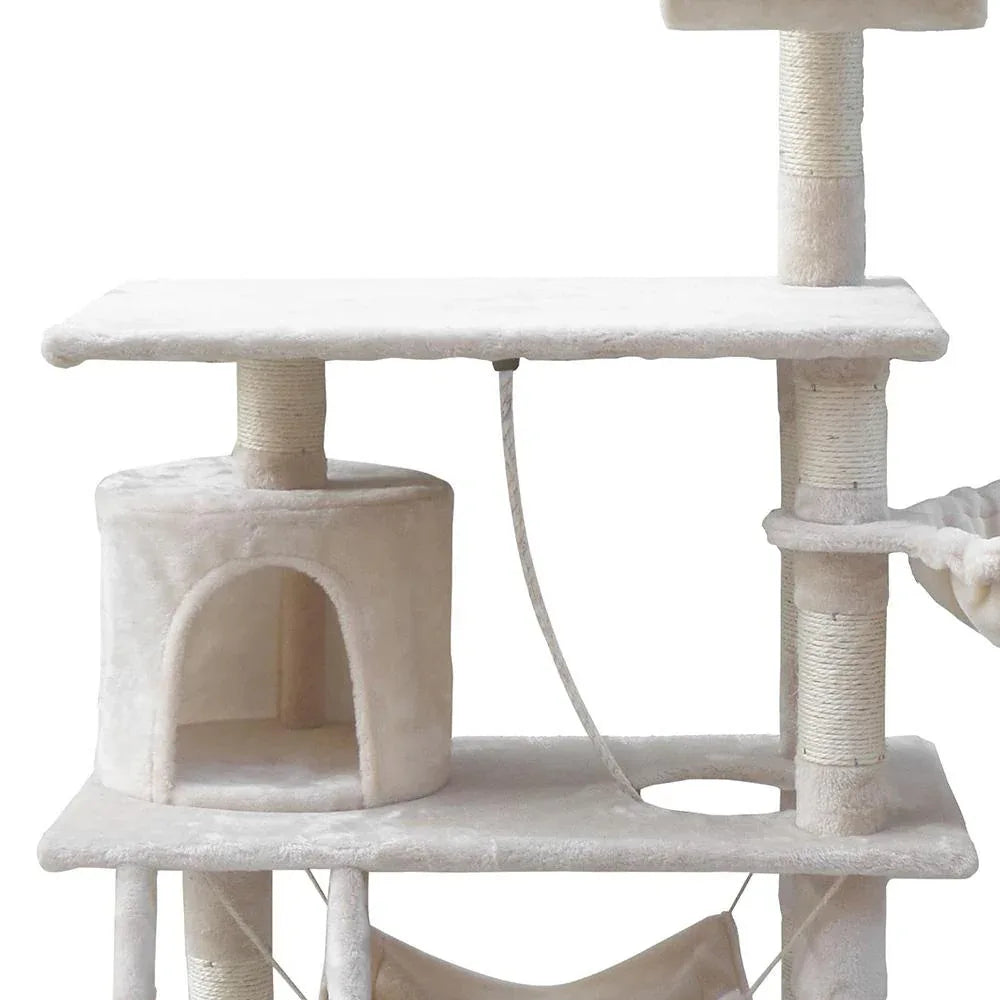 i.Pet Cat Tree 141cm Trees Scratching Post Scratcher Tower Condo House