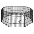 i.Pet 2X24" 8 Panel Pet Dog Playpen Puppy Exercise Cage Enclosure