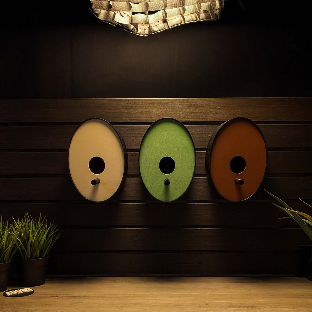 Modern Birdhouse | Ellipse Earth Tones