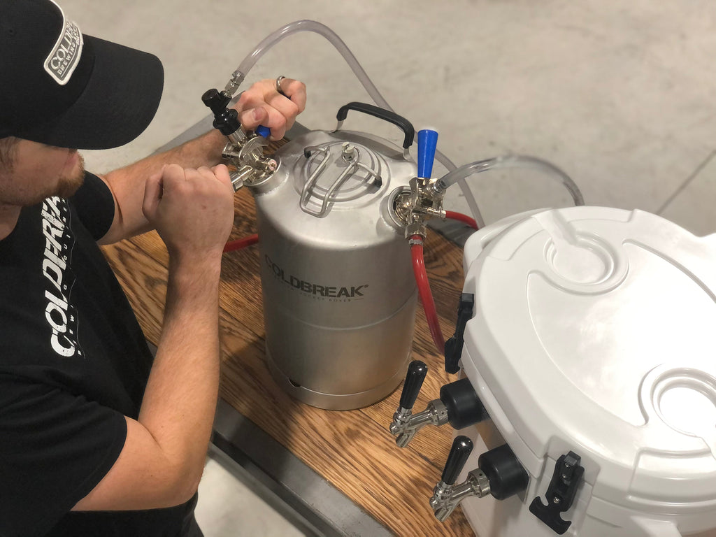 Keg, 4-Gallon Cleaning, Dual Head