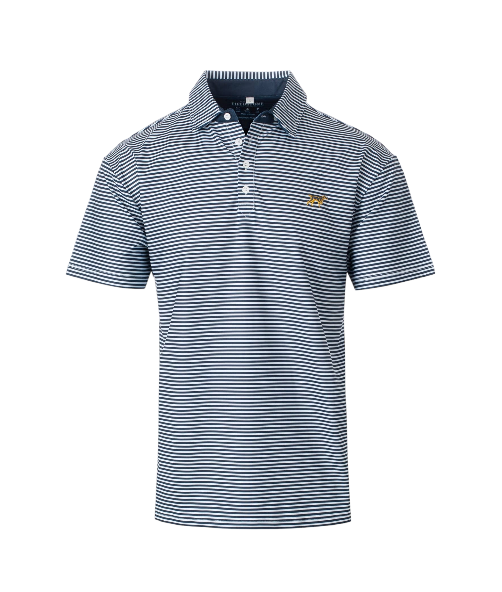 Fieldstone Marshall Performance Polo Navy/White