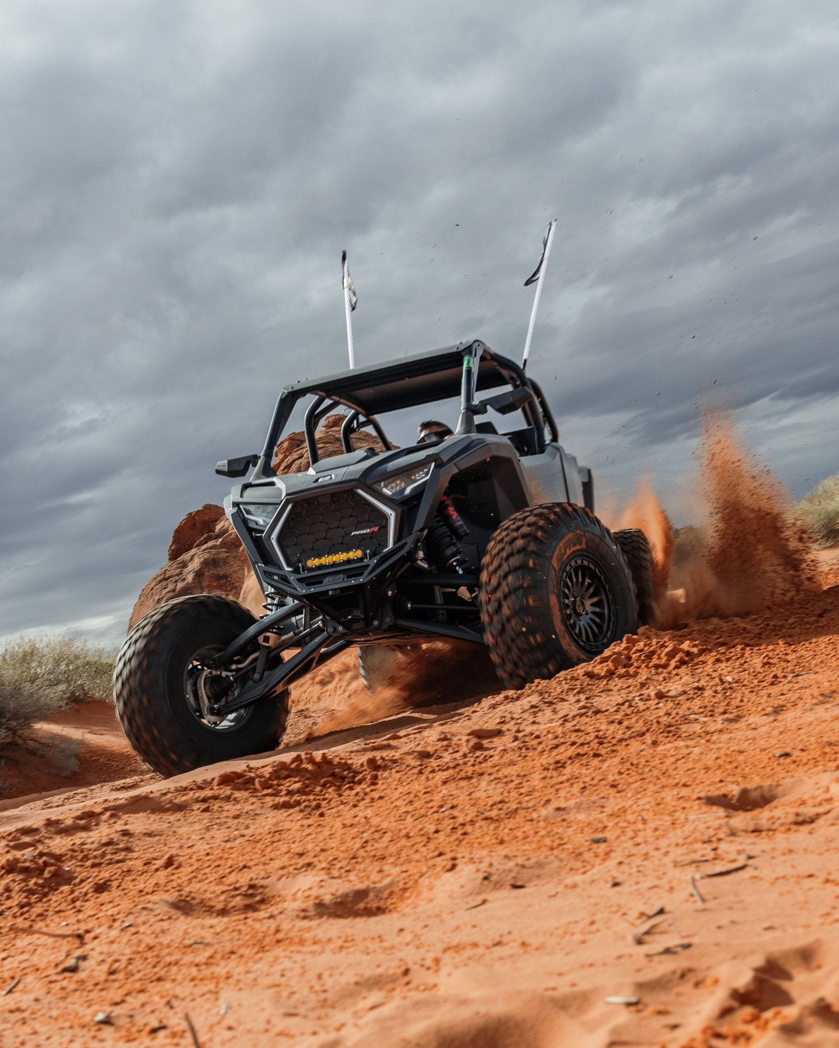 Elektric Offroad Machined Billet Front Winch Bumper for RZR Pro R / Turbo R