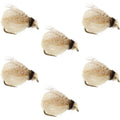Bead Head LaFontaine Tan Deep Sparkle Caddis Pupa - 6 Flies Hook Size 18