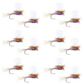 Parachute Purple Haze Dry Fly - 12 Flies Size 14