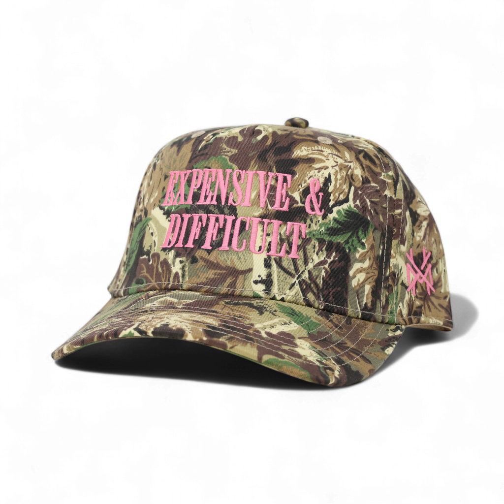 Expensive & Difficult Snapback Hat - Embroidered Trucker Cap