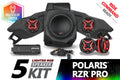 2020-2024 Polaris RZR Pro V-Spec 5-Speaker Plug-&-Play System for Ride Command
