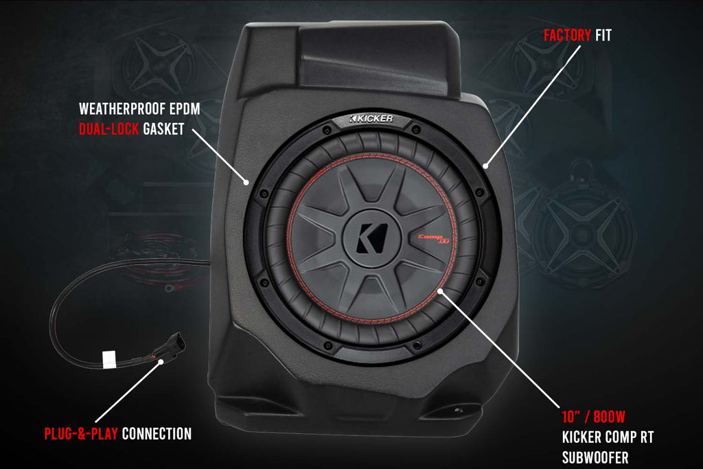 2020-2023 Polaris RZR Pro SSV 3-Speaker Plug-&-Play System