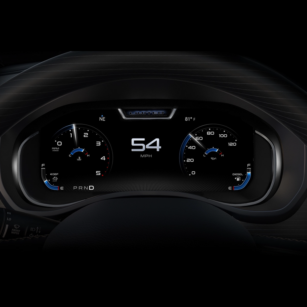 2019–2024 RAM 2500 / 3500 OEM 12″ Digital Cluster Retrofit Kit (Plug & Play)