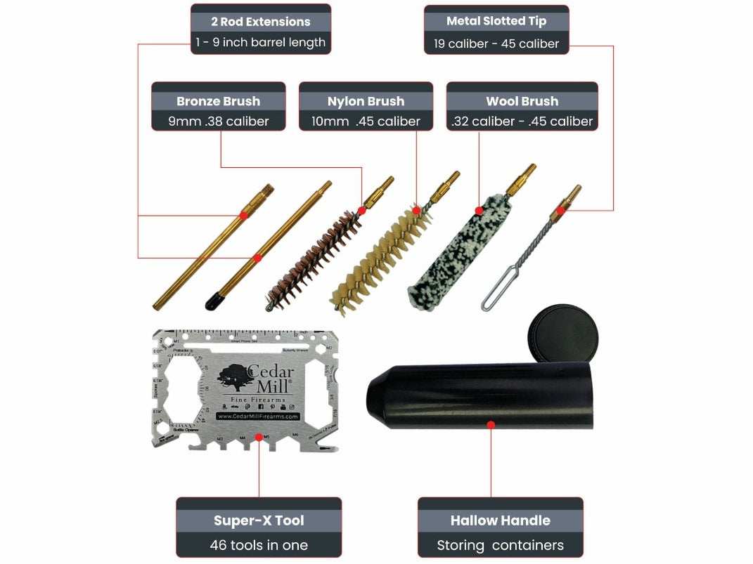 Micro Pistol Cleaning Kit