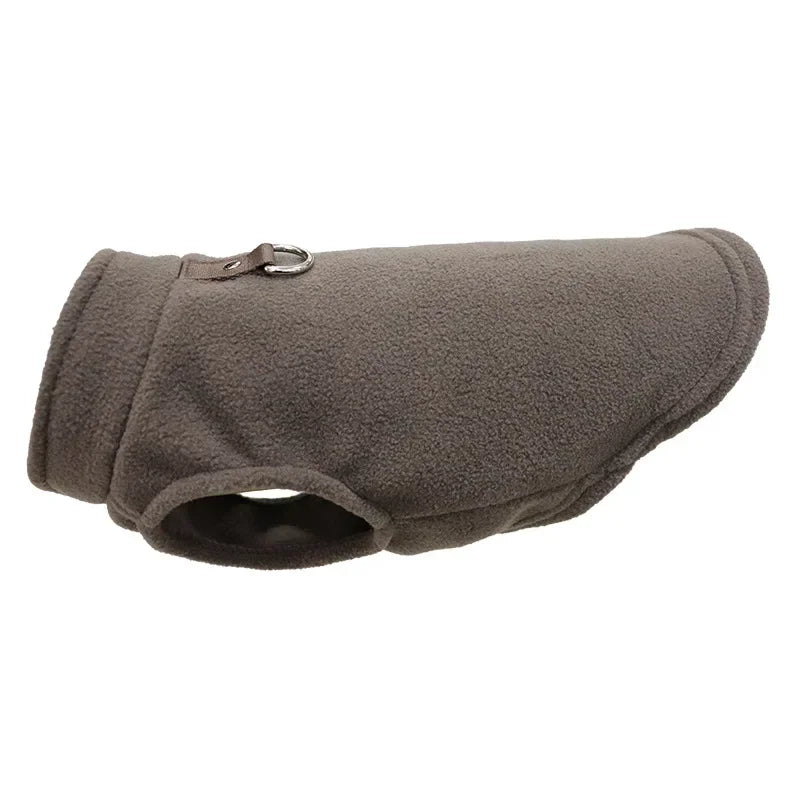 Winter Warm Dog Jacket with D-Ring – Cozy Pet Vest for Small Dogs & Cats