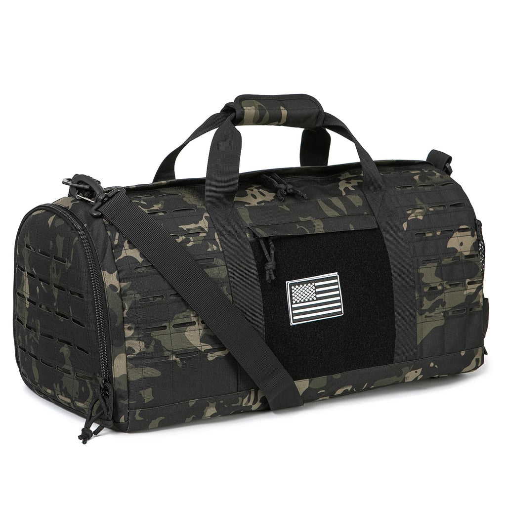 Heavy-Duty Gym Bag with Multiple Compartments and Shoe Storage