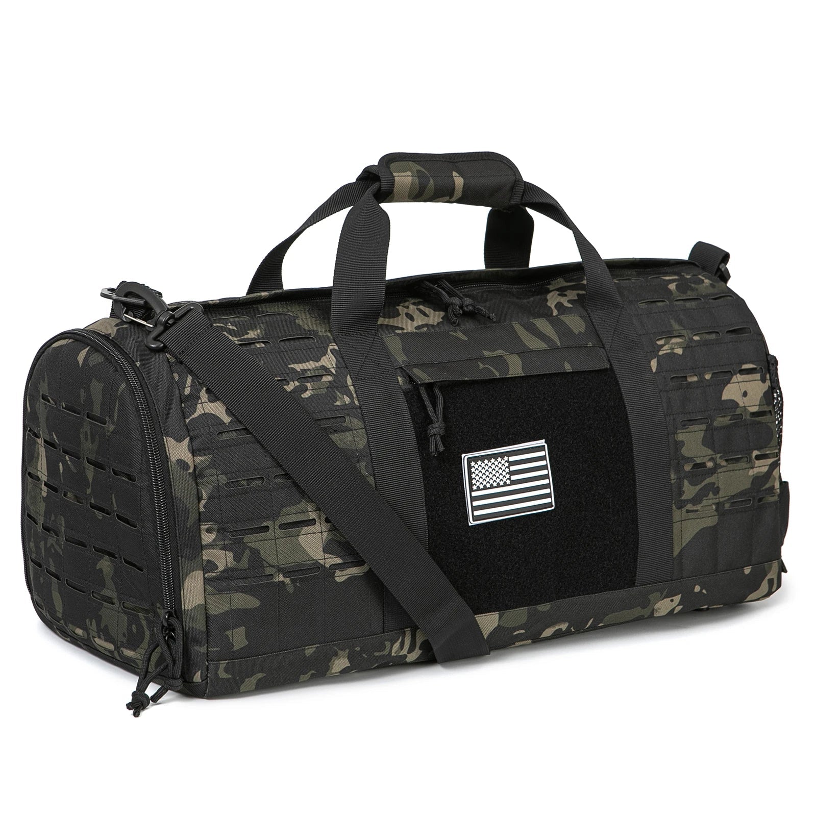 Heavy-Duty Gym Bag with Multiple Compartments and Shoe Storage