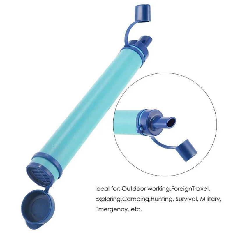 PureFlow Outdoor Straw: 4-Stage Camping Water Filter