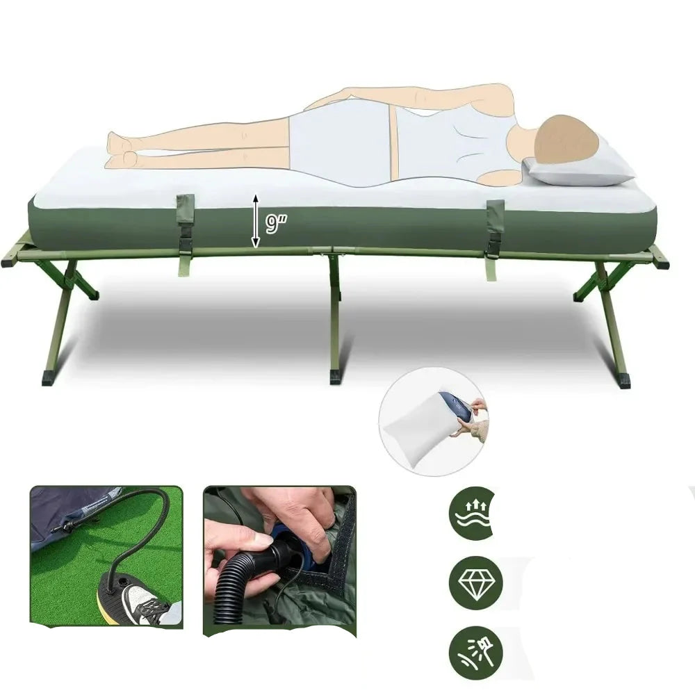Sleep Elevated and Protected: All in One Tent Cot