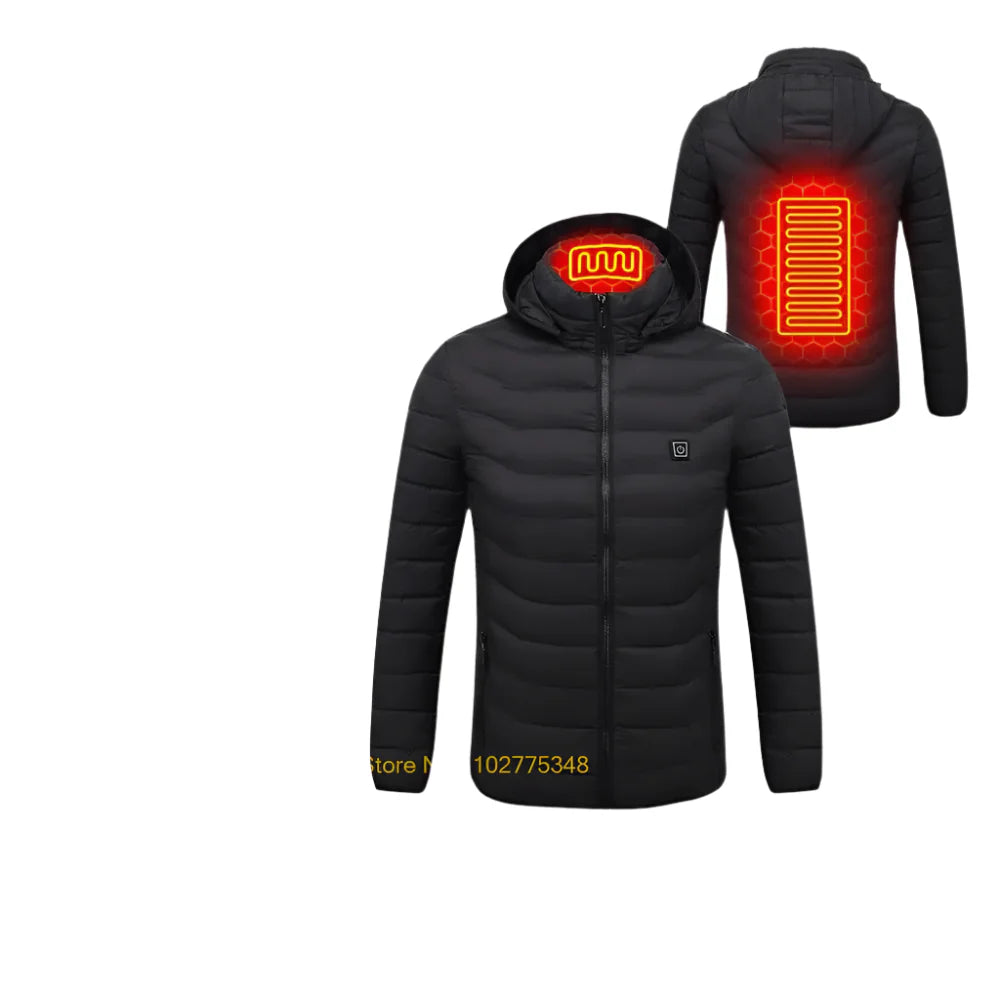 Heated Jacket for Men & Women  USB Electric Winter Coat