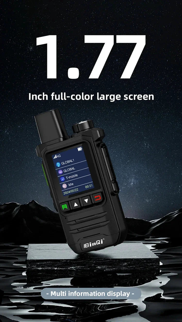 BINQI-K6 4G POC Walkie Talkie - 5000km Global Range