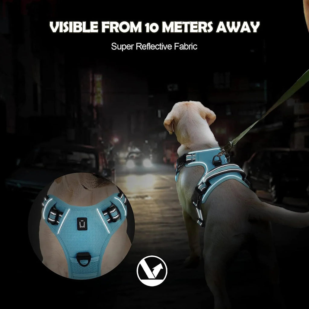 PawsEase No-Pull Soft Harness with Control Handle