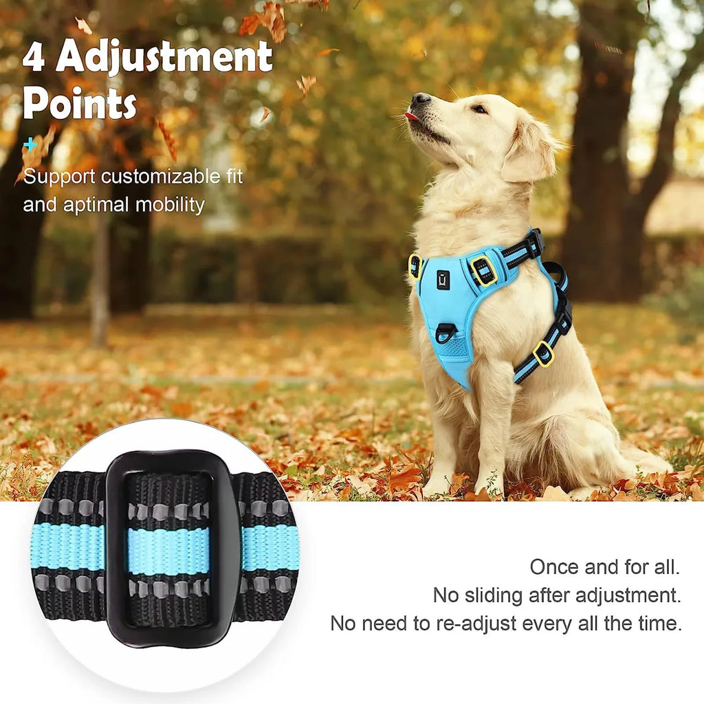 PawsEase No-Pull Soft Harness with Control Handle