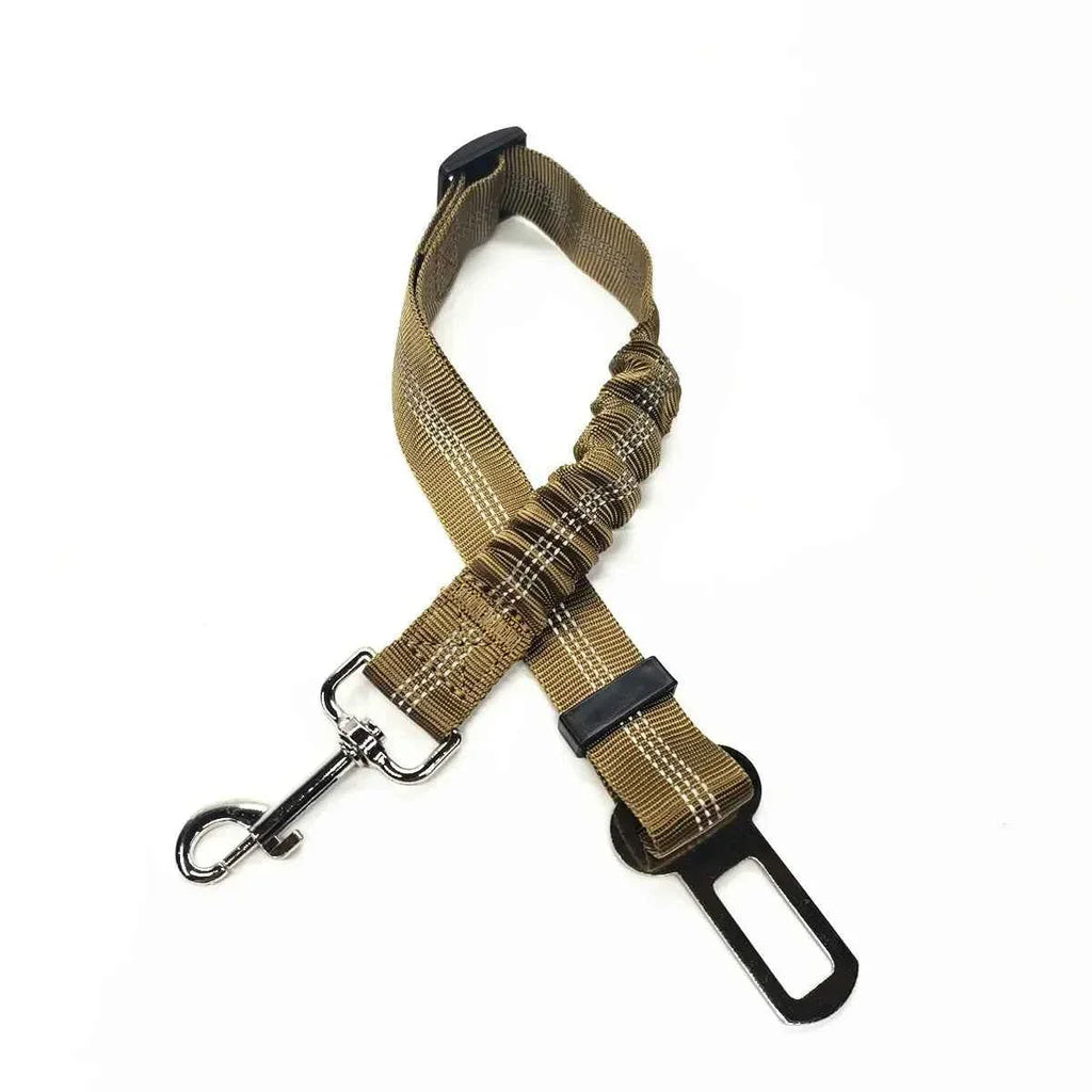 Pet Car Seat Belt Harness – Adjustable Safety Clip for Dogs & Cats