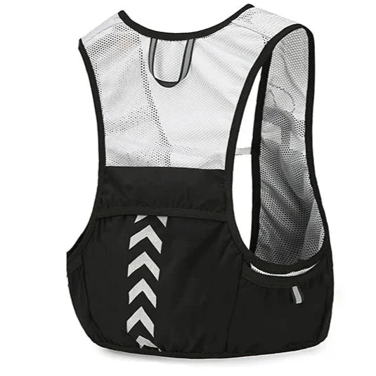 Running Hydration Backpack: 5L with 2L Water Bladder & 500ml Bottle