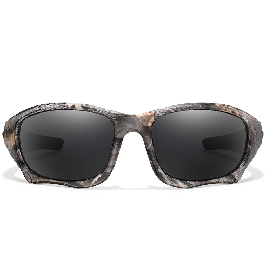 Polarized Fishing Sunglasses for Men Women Classic Camouflage Shades with UV Protection for Outdoor Driving Cycling Hiking