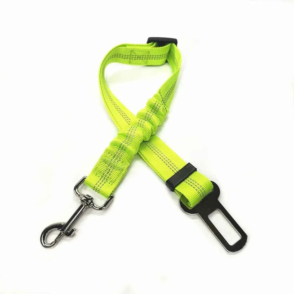 Pet Car Seat Belt Harness – Adjustable Safety Clip for Dogs & Cats