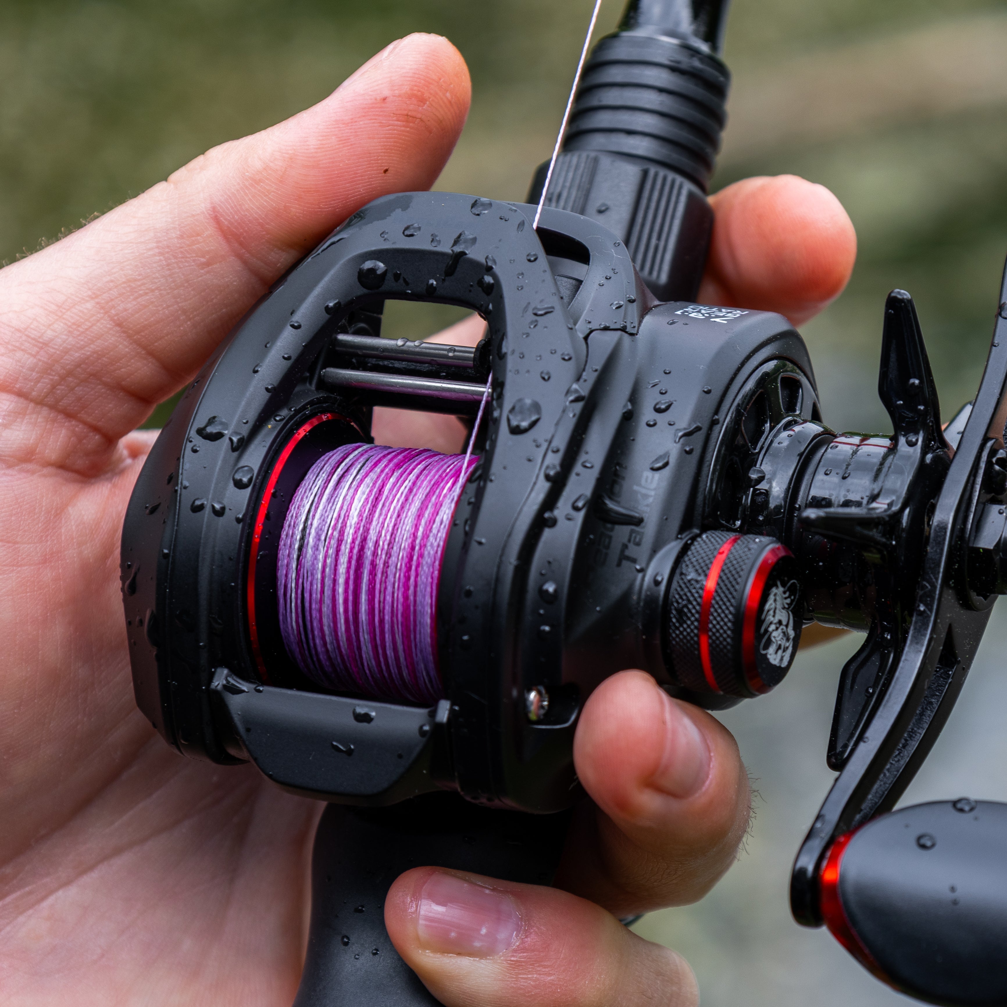 Reaction Tackle Braided Fishing Line - Pink Camo - NEW