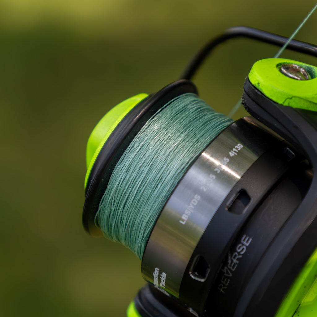 Reaction Tackle BRAIDED IN THE USA Fishing Line- 8X- NEW