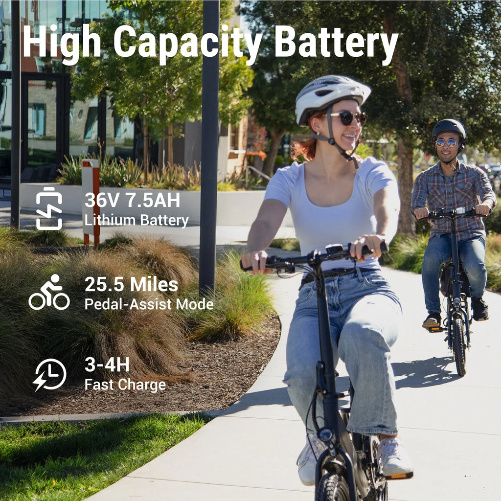 eBike Boys DYU-C3 Folding Electric Bike - Compact Aluminum Design