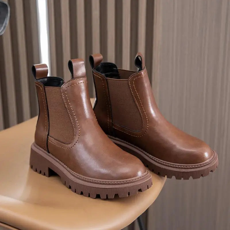 Crafted for Comfort: Genuine Leather Chelsea Boots