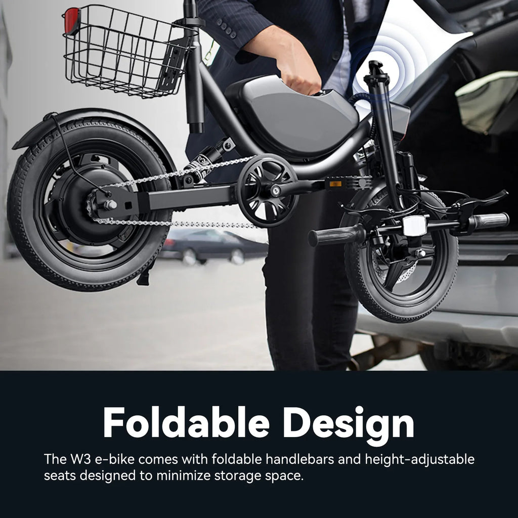 Terrosor 715W Peak Folding Electric Bicycle - Max Speed 50km/h