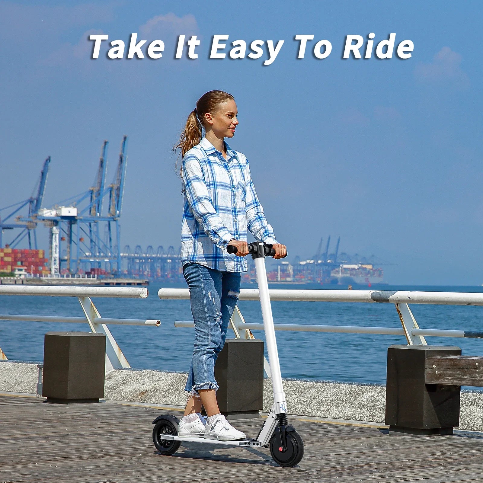eBike Boys COROMA Electric Scooter - Foldable, Adjustable Handlebar, 20 MPH