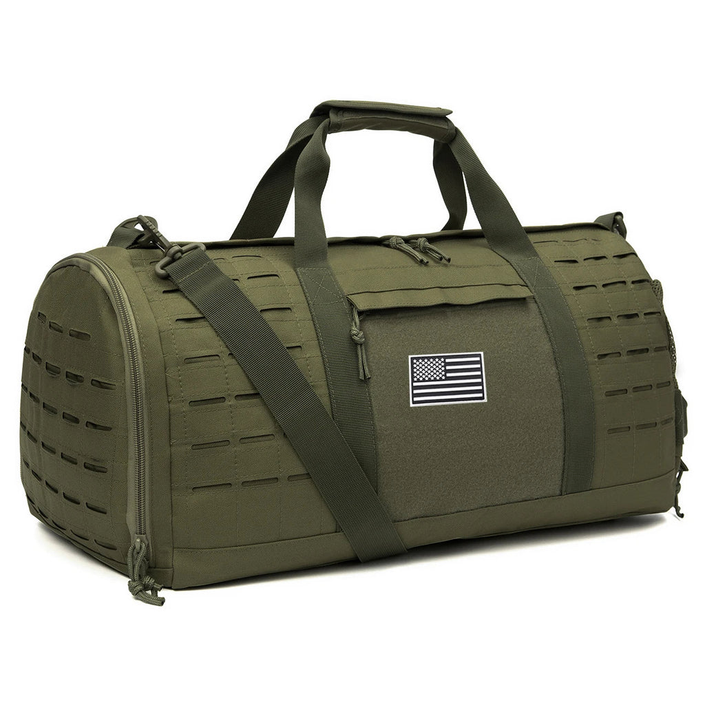 Heavy-Duty Gym Bag with Multiple Compartments and Shoe Storage