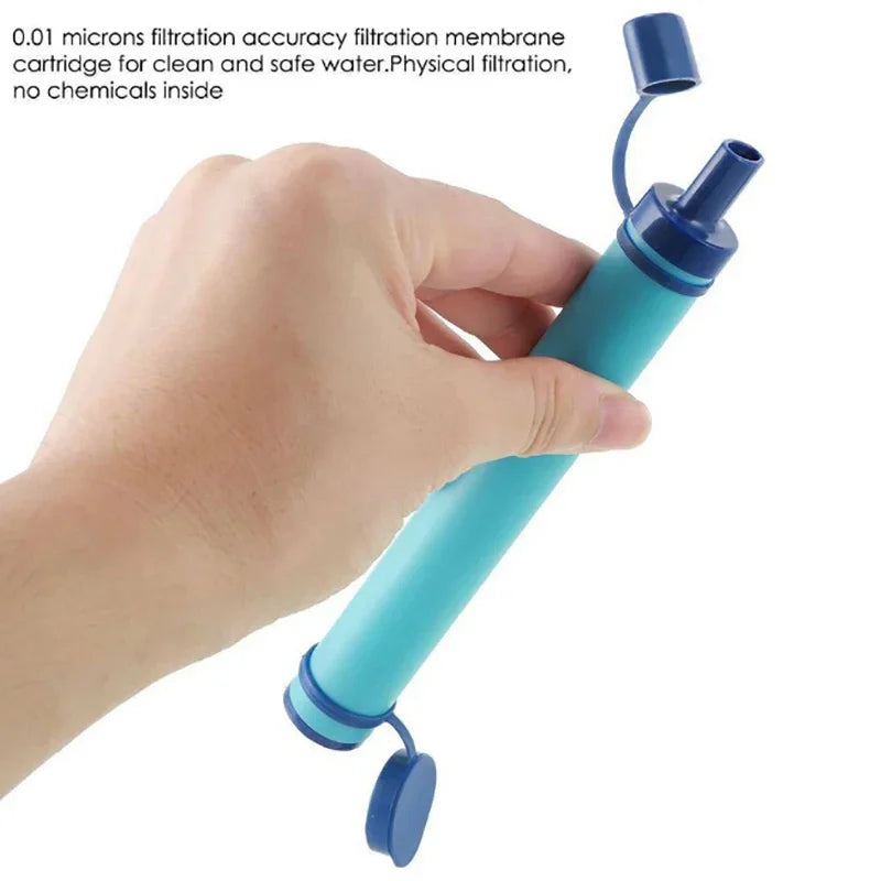 PureFlow Outdoor Straw: 4-Stage Camping Water Filter