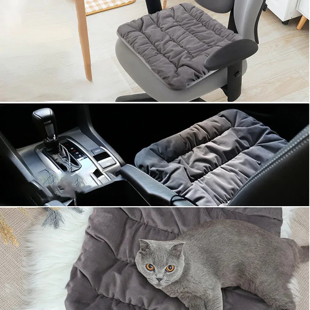 Adjustable Temperature Electric Heating Pad Cushion Chair Car Pet Body