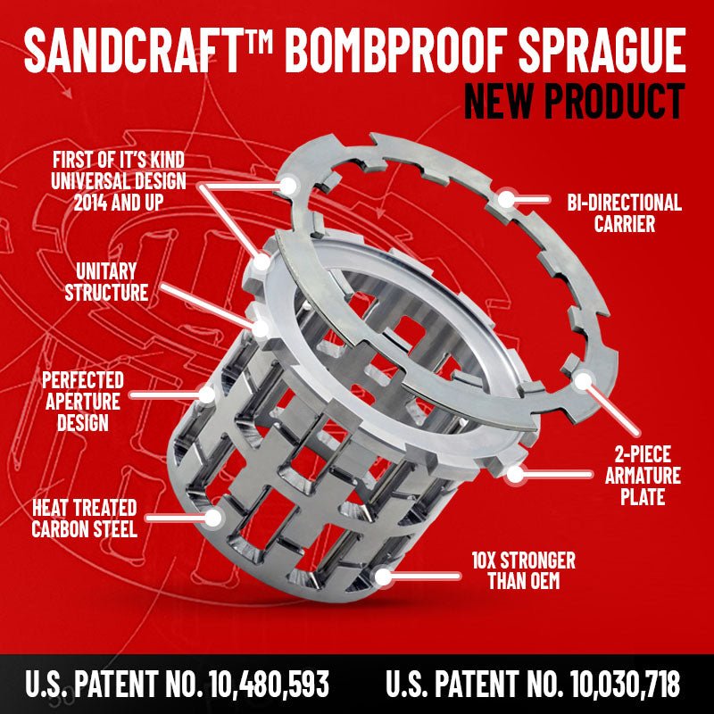 Sandcraft Bombproof Front Diff Rebuild Kit for 2014 Polaris RZR XP 1000