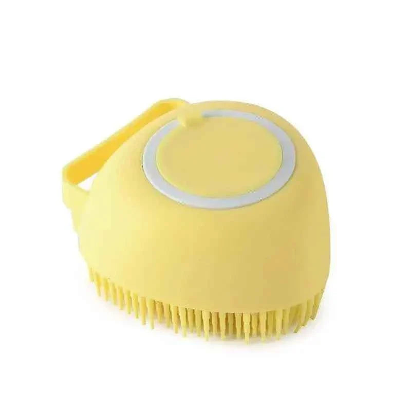 Dog & Cat Bath Massage Brush – Soft Silicone Pet Accessories Tools