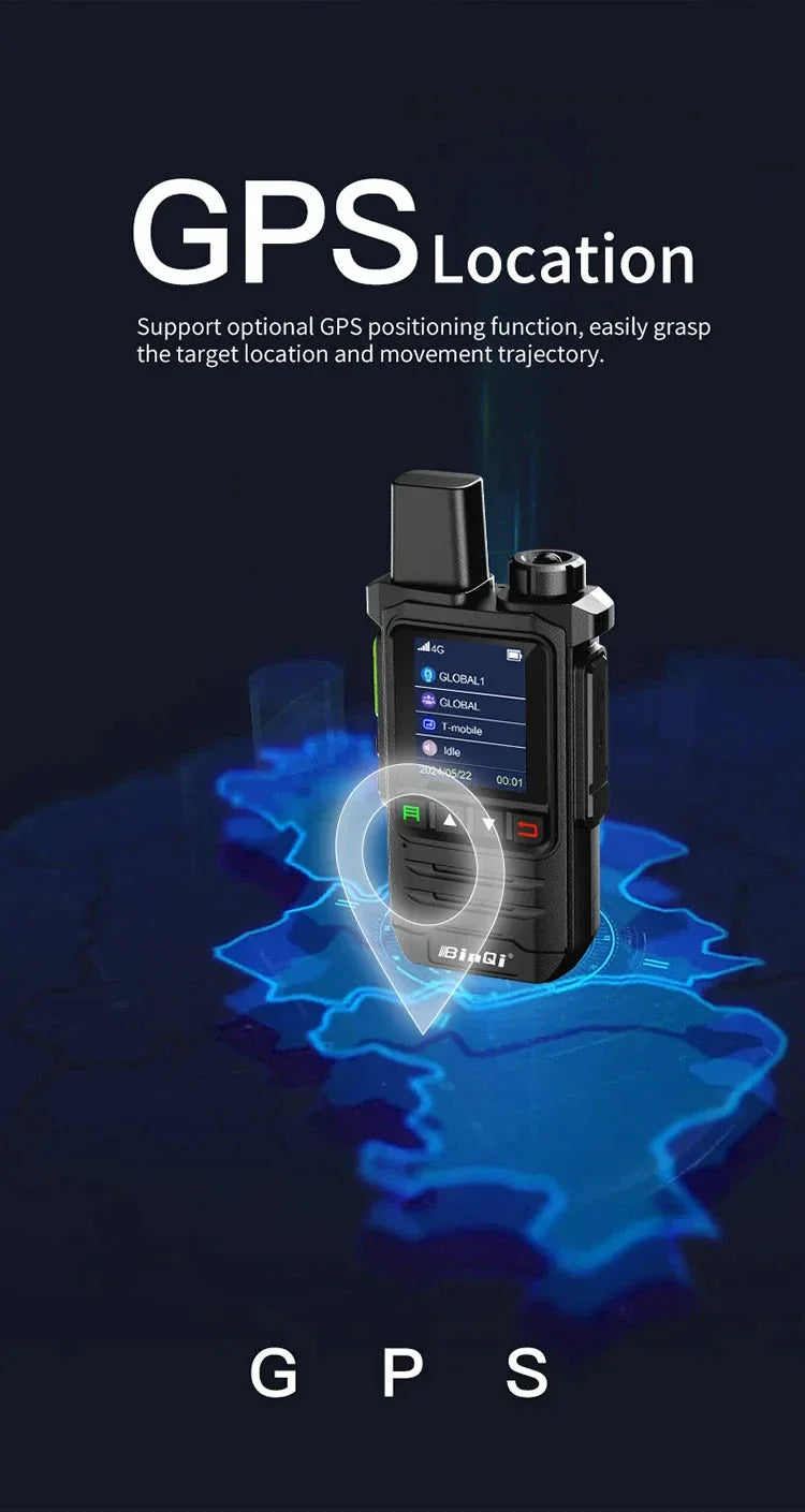 BINQI-K6 4G POC Walkie Talkie - 5000km Global Range