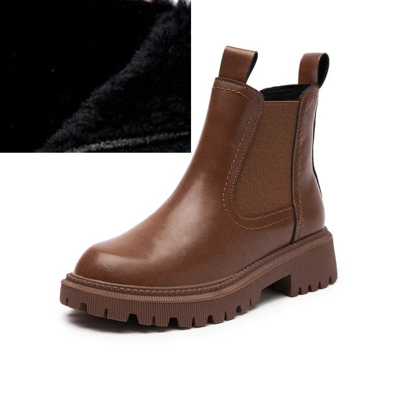 Crafted for Comfort: Genuine Leather Chelsea Boots