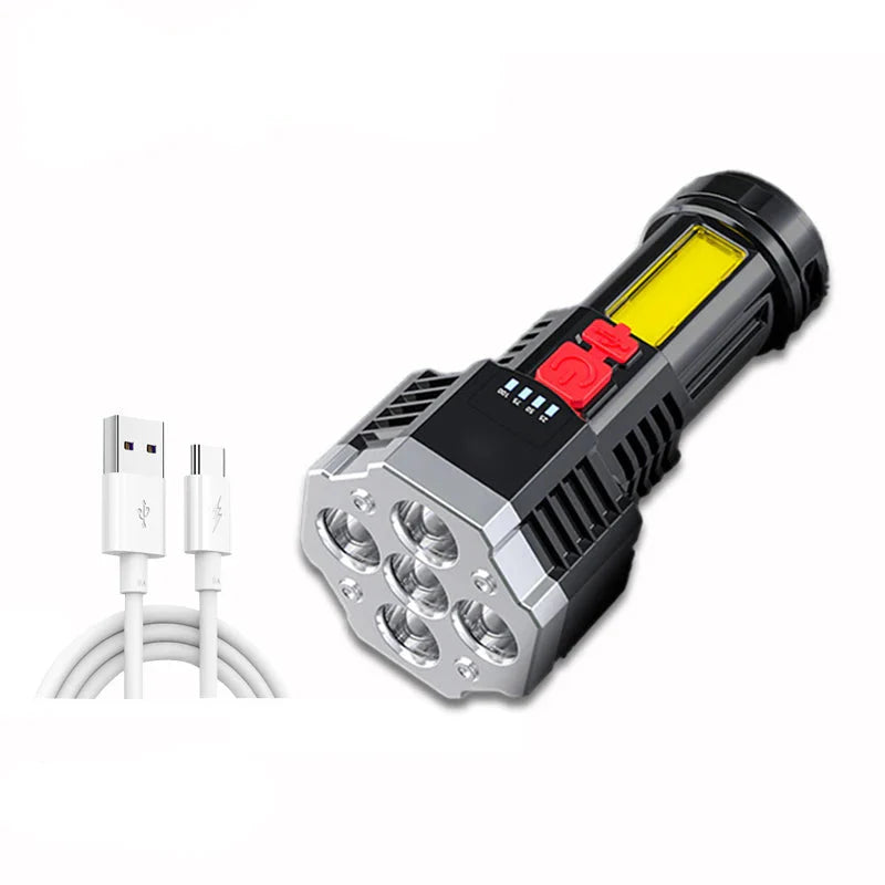 Outdoor Adventure Essentials: COB Side Light Flashlight