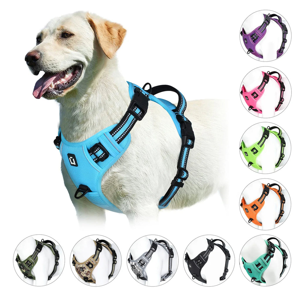 PawsEase No-Pull Soft Harness with Control Handle