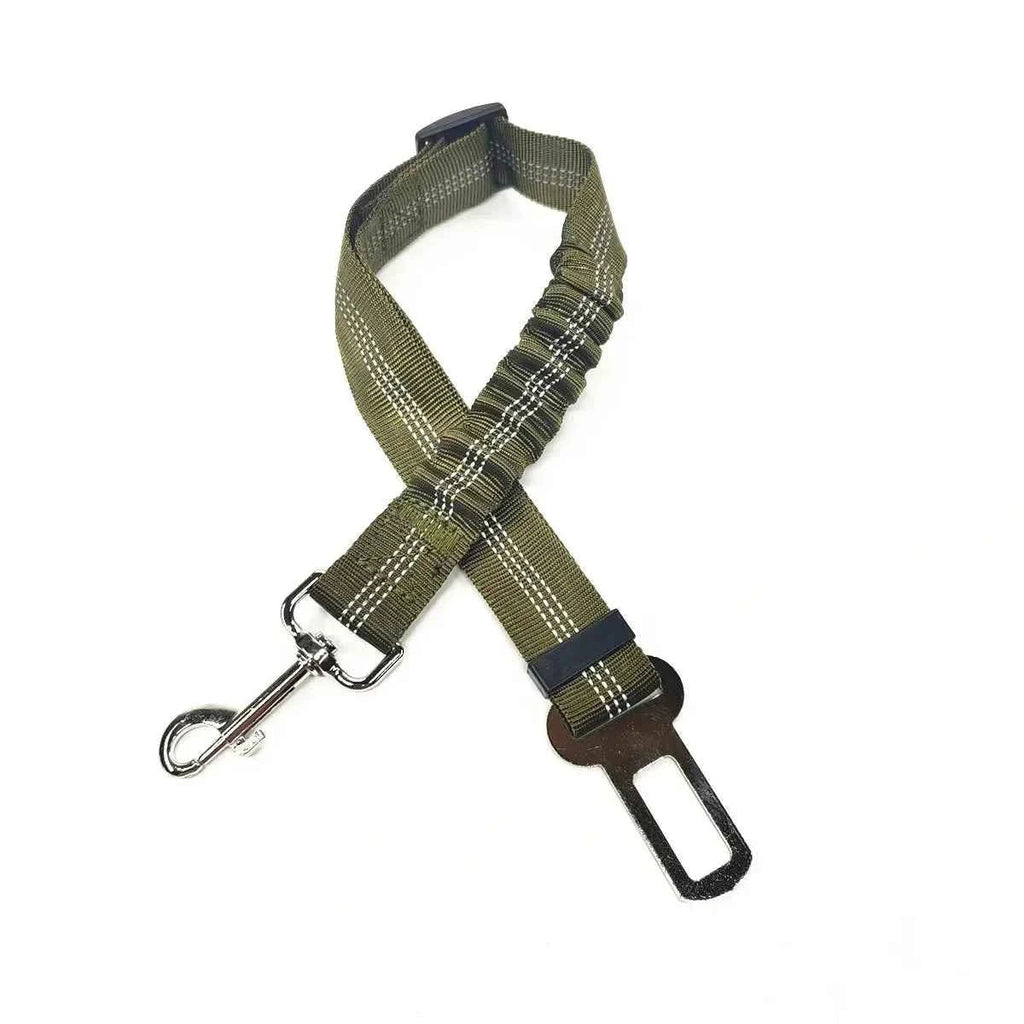Pet Car Seat Belt Harness – Adjustable Safety Clip for Dogs & Cats