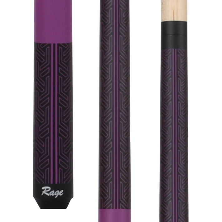 Rage Pattern Print Matte Wrapless Cue