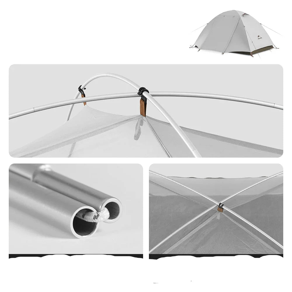 Waterproof & UPF50+ Camping Tent for 2-3 People