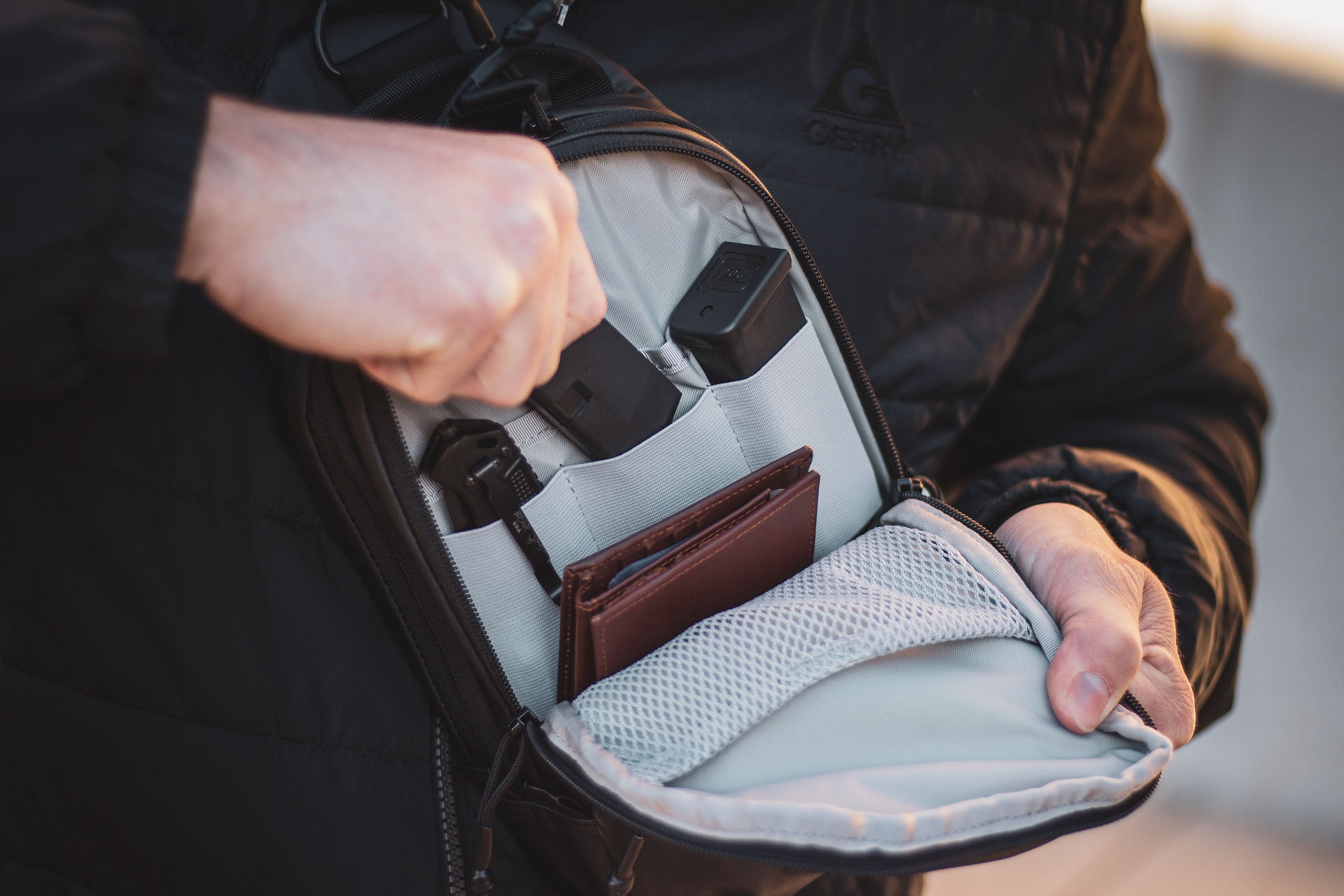 SENTINEL Cross-Body Concealed Carry Sling Pack