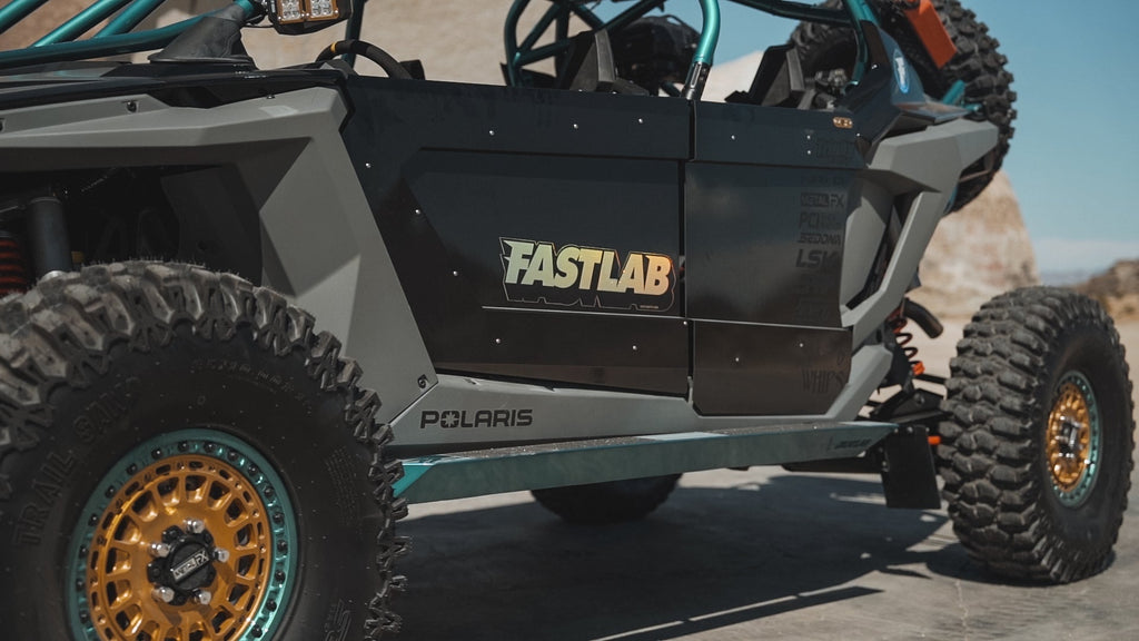 FastLab UTV Rock Slider Steps for Polaris RZR Pro R / Turbo R / Pro XP 4 Seat