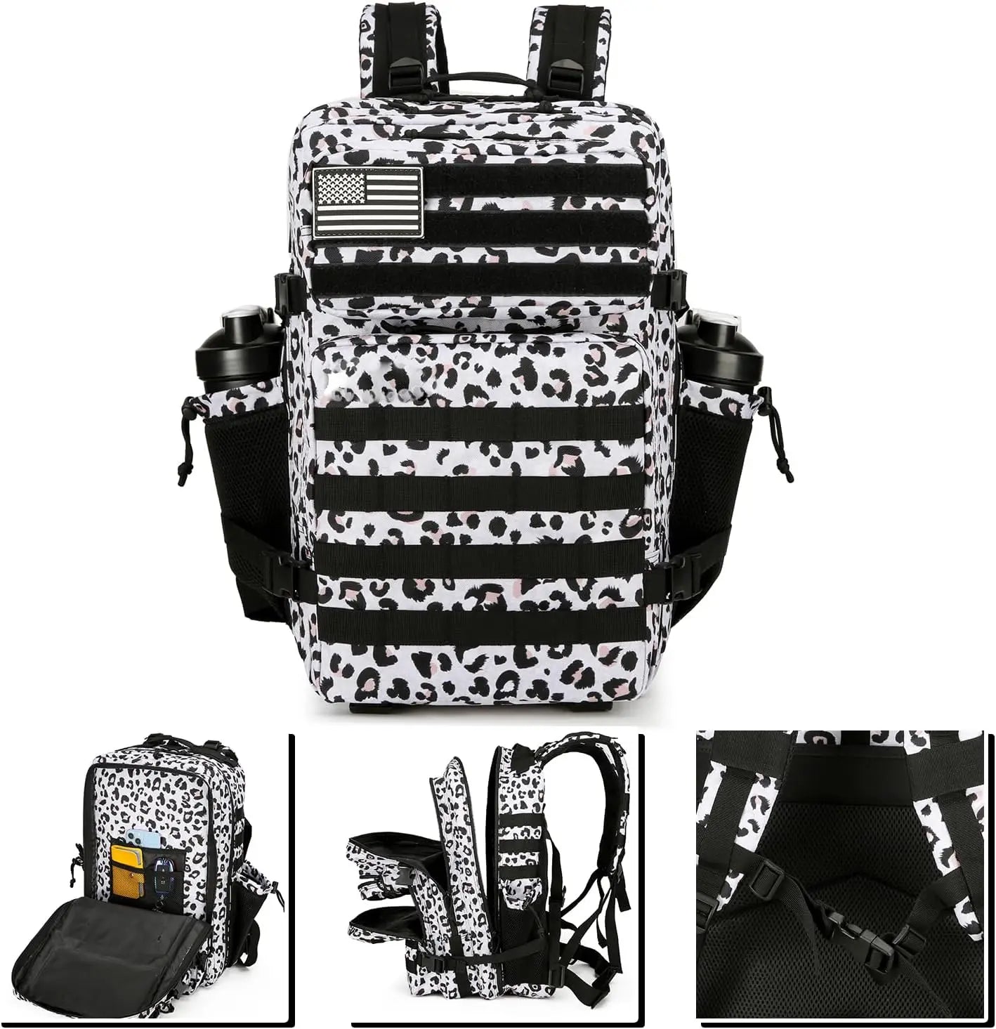 45L Waterproof Hiking Backpack with Hydration Pocket