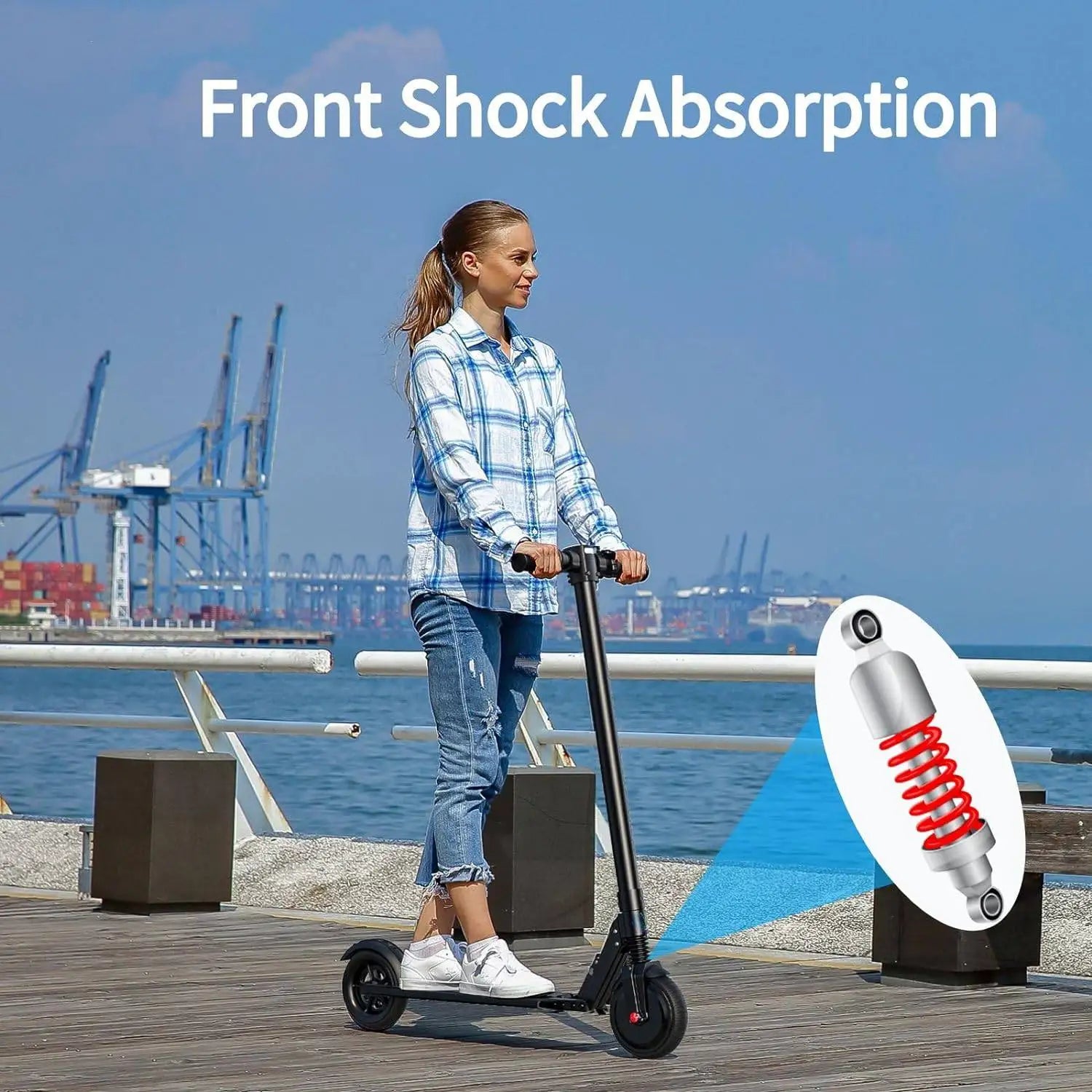 eBike Boys COROMA Electric Scooter - Foldable, Adjustable Handlebar, 20 MPH