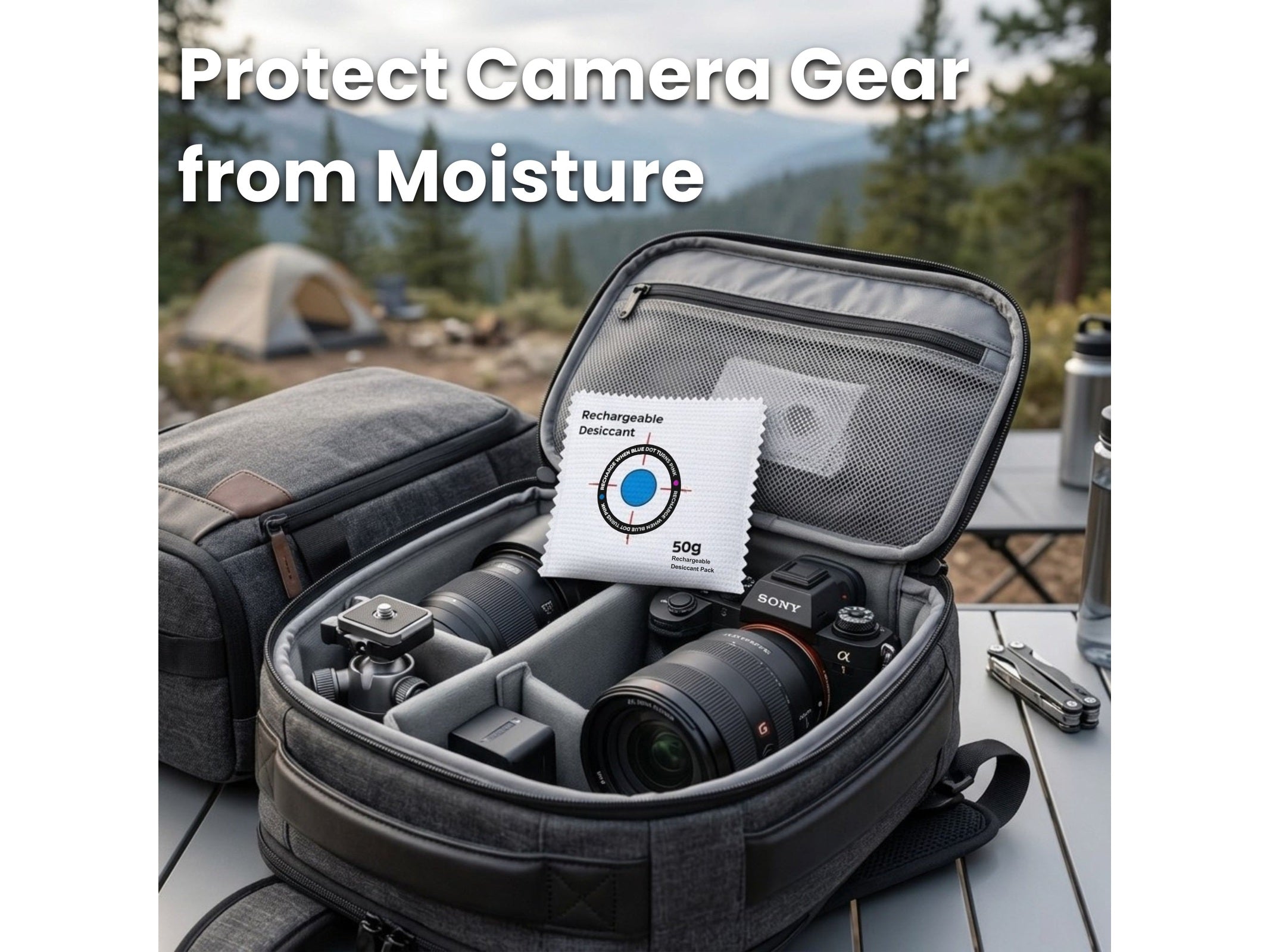 Portable Pistol and Firearm Rechargeable Desicant Dehumidifier - Moisture, Rust, Mold Protection